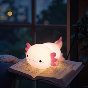 Lámpara Nocturna LED de la Mejor Calidad para Habitación de Bebé, Estilo Moderno, Lámpara de Silicona con Control Táctil, Regulable, Recargable por USB para Dormitorio - Product Image 2