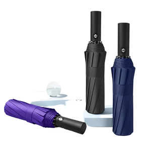 Paraguas Automático al por Mayor, Protección UV de 12 Varillas, 190T Pongee, Paraguas Plegable de Doble Uso para Adultos, Regalos Empresariales Publicitarios - Product Image 1