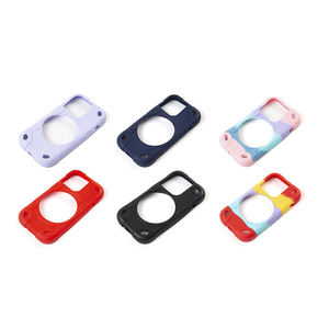 आईफोन 13 14 15 मोबाइल फोन एक्सेसरी बैग शॉकप्रूफ सिलिकॉन प्रोटेक्टिव केस - Product Image 1