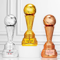 40cm 45cm Guangdong Vente en gros Trophée de football Prix de basket-ball Résine Trophée personnalisé Trophée de basket-ball MVP