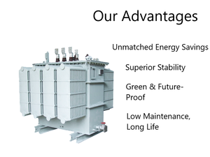 Năng lượng efficiency70 % không tải mất vô định hình hợp kim lõi ba pha onan dầu đắm mình biến áp - Product Image 6