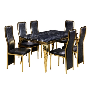 <span class=keywords><strong>Table</strong></span> à manger moderne <span class=keywords><strong>de</strong></span> luxe <span class=keywords><strong>de</strong></span> <span class=keywords><strong>haute</strong></span> qualité, ensemble <span class=keywords><strong>table</strong></span> à manger, chaises 6 places <span class=keywords><strong>pour</strong></span> <span class=keywords><strong>table</strong></span> à manger - Product Image 1