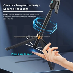Palo de Selfie de aluminio AI Gimbal Seguimiento facial automático Control remoto inalámbrico Soporte de teléfono plegable Trípode para transmisión en vivo - Product Image 6