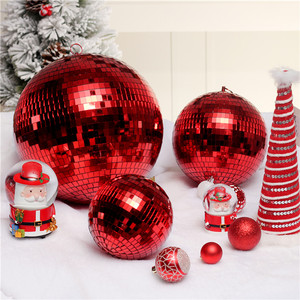 Luci DJ Rotanti 15/20/30cm, Sfera a Specchio Personalizzabile, Palla di Vetro per Discoteca, Palline di <span class=keywords><strong>Natale</strong></span> Personalizzate - Product Image 2