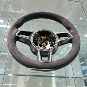 Volante Deportivo Completo de Alcántara para <span class=keywords><strong>Porsche</strong></span> 991 991.2 992 718 Boxster Cayman Macan <span class=keywords><strong>Cayenne</strong></span> 958, Volante de Repuesto Deportivo - Product Image 3