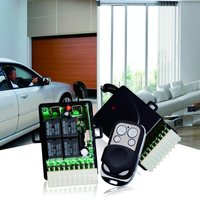 Unidad de Controlador de Operador de Puerta Automática Corredera y Batiente, Código Abierto, Código Variable, CA CC 12V 24V, Radio RF Universal