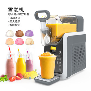 <b>Home</b> Use Small Automatic Slush <b>Machine</b> Beverage Maker <b>Ice</b> Cream Maker Commercial 4-5 People Gray Plastic Electric - Product Image 1