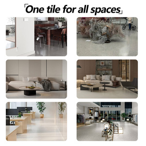 Nouvelle carrelage en porcelaine effet terrazzo magique 900x1800mm antidérapant, style minimaliste moderne, pour intérieur, salon, <span class=keywords><strong>gris</strong></span>, transfrontalier - Product Image 4
