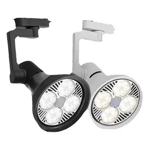 LED Clip Spotlight hoạt động di động nền Spotlight cửa hàng quần áo loạt trang sức triển lãm Plug-in Tủ bảng đèn
