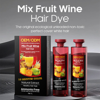 Joynna Fabricante Proveedor Etiqueta Privada Mágico Salón Profesional Cabello Negro Fruta Permanente Vinagre Tinte Gel