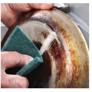 Almohadillas de Limpieza Industriales Verdes de 17 Pulgadas, Rectangulares, de Microfibra, para Eliminar Óxido, para Cocina - Product Image 2