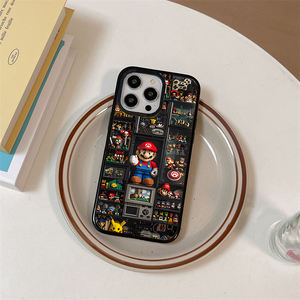 Per Mario macchina moda PC custodia per telefono cellulare <span class=keywords><strong>iPhone</strong></span> 16 <span class=keywords><strong>11</strong></span> <span class=keywords><strong>Pro</strong></span> Max 6D antiurto guscio <span class=keywords><strong>Cover</strong></span> posteriore protettiva - Product Image 2