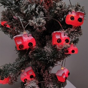 Più caldo racer ha portato la slitta di natale pupazzo di neve luci della decorazione dell'albero di natale festa luci lampeggianti regali - Product Image 1