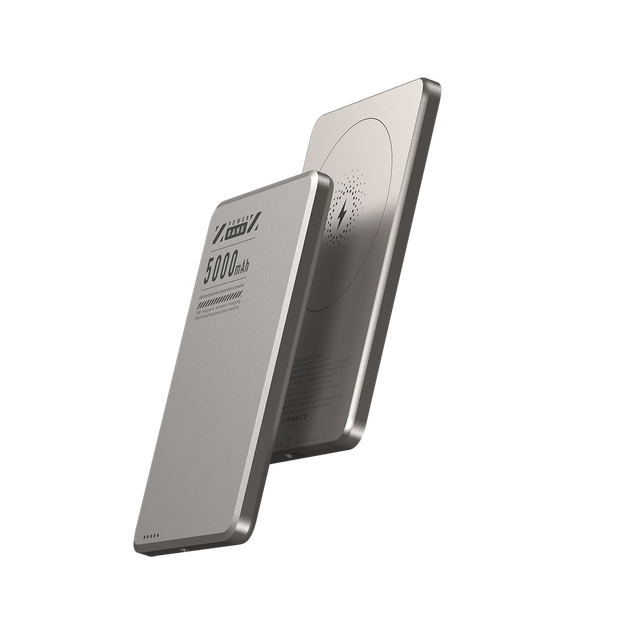 High Quality 5000mAh Mini Magnetic Power Bank Wireless Charger Fast Charging Slim External Battery Metal Power Bank
