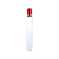 Personnalisé unique de luxe rond clair roller ball verre bouteille premium pour huiles essentielles 10 ml avec la boîte