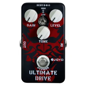 JOYO JF-02 Ultimate Drive Overdrive Pedal Efeito Guitarra Elétrica Efeito Pedal Entre Distorção e Sobrecarga Pedal