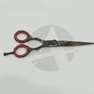 Ciseaux de coupe de cheveux en acier inoxydable super tranchants avec finition polonaise bord de rasoir et vis fantaisie ciseaux de coiffeur professionnels - Product Image 6