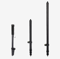 Receptor GNSS RTK/GPS, Poste de Centrado Universal de 1.5m/1.8m, Poste Telescópico Portátil de Aluminio