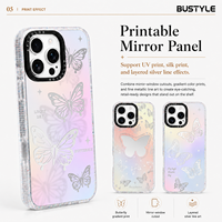 Coque de téléphone portable miroir argenté pour iPhone 18 Pro, coque transparente en PC effet miroir compatible avec les coques iPhone 17 Pro Max