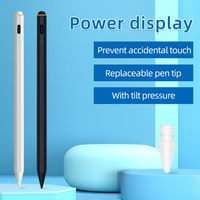 Stylet capacitif actif pour tablette avec rejet de la paume, 4 LED, attraction magnétique, détection d'inclinaison, autonomie de 8 à 10 heures