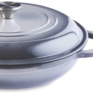 Cast Iron Casserole Dish 5.3L Cast Iron/Shallow Casserole Dish 3.6L / Cast Iron Casserole Dish 2.4L