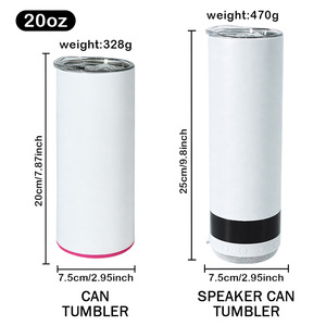 Vaso de Viaje Personalizado de 20 oz, Doble Pared, Acero Inoxidable 18/8, Aislado, con Altavoz Inalámbrico LED - Product Image 2