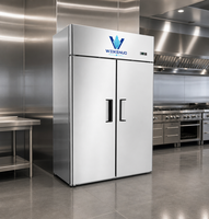 Réfrigérateur commercial WEIKENUO en acier inoxydable, plan de travail pour hôtel, restaurant, salon de thé, table de préparation
