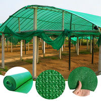 Hoge dichtheid gebreide schaduwnet HDPE 70% 80% scheurbestendig UV-gestabiliseerd kas boomgaard kwekerij boerderij rol