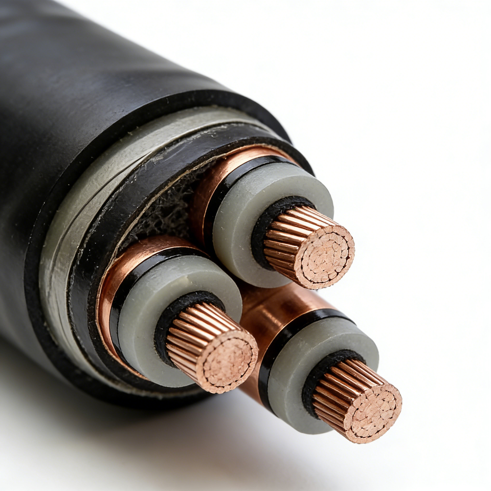 Zero Cable LSZH High Voltage Power Cable Copper Conductor XLPE Insulated Low Smoke ...