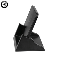 Support de chargeur sans fil 2-en-1 portable 15W à charge rapide pour téléphone de bureau