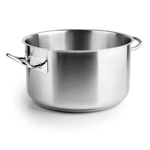 Casseruola alta Chef Classic senza coperchio da 3 litri in acciaio inox per uso su piano cottura - Product Image 1