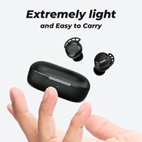 Tribit mini sans fil écouteurs Flybuds 3 mini IPX7 étanche casque avec hall commutateur