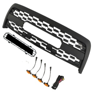 MARVELAND Grille de pare-chocs avant supérieure style TRD / Remplacement OEM pour Toyota Tundra 2003-2003 - Product Image 3