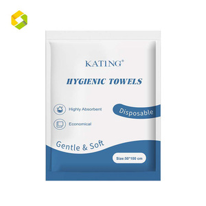 Toalla de pulpa de madera no tejida desechable OEM para salón de belleza Toalla de baño Spa Toalla de cuerpo seco Ventas de fábrica de pulpa de madera - Product Image 2