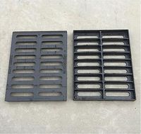 Couvercle de vidange tempête robuste 600*600mm carré EN124 D400 grille de ravin en fonte pour autoroute et port