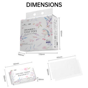 Lampure <span class=keywords><strong>Tissus</strong></span> en Coton Vente en Gros Mouchoirs en Tissu 100% Coton Biodégradable Bio Sec et Humide Serviette d'Essuyage pour le Visage Pur Coton - Product Image 6