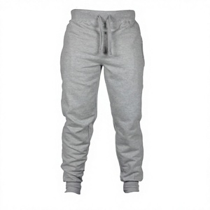 Pantalones Deportivos Formales para Hombre, Pantalones de Chándal Ajustados, Pantalones Deportivos Negros de Lona Ecológica Impermeable para Gimnasio - Product Image 1