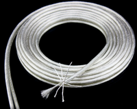 Fil de câble RCA argent en cuivre pour haut-parleur, 10 mètres