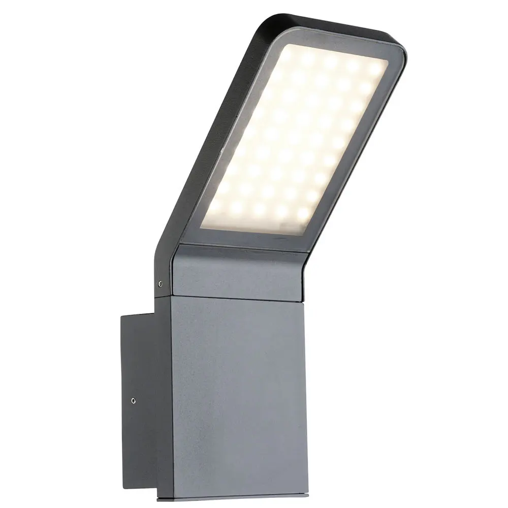 Современный литой под давлением алюминиевый Ландшафтный L-образный изогнутый настенный светильник ip65 cob светодиодный настенный светильник уличный светильник