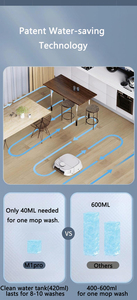 Nettoyeur de vitres électrique tout-en-un et <span class=keywords><strong>robot</strong></span> de nettoyage des sols Produit ménager auto-lavable - Product Image 4