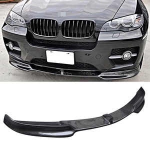 2010-2014 BM E71 X6M Auto Tuning Carbon Fiber Front Spoiler Lip Bumper Chin <b>Splitter</b> New Condition - Product Image 2
