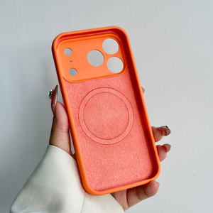 Funda de Silicona Magnética Mate S095 para Teléfono, Funda de Silicona Moderna para iPhone 16 17 18 Pro Max - Product Image 4