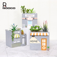 Mini-jardinière fantaisie en résine, décoration de jardin, pot à plantes succulentes fait main personnalisé, motif animal mignon, idéal pour offrir