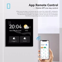 Tuya Smart ZigBee contrôle Central multifonction écran intelligent panneau Super intelligent interrupteur mural
