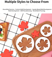Ensemble de 3 emporte-pièces en forme de fleur d'hibiscus, moules en plastique pour fondant en forme de fleur d'Hawaï pour la décoration de gâteaux DIY