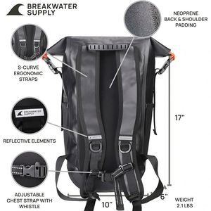 Échantillon gratuit : Nouveau sac à dos étanche élégant en bâche recyclée 500D PVC pour activités de plein air - Product Image 4
