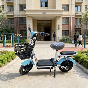 Cheap Luxury City Bike for Adults with Seats 350W Rear <b>Hub</b> Motor Electronic Features Steel Frame - Product Image 4