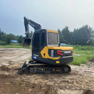 รถขุดขนาดเล็ก Volvo EC55D ของแท้จากสวีเดน ขนาด 5.5 ตัน ระบบไฮดรอลิก แบบตีนตะขาบ มือสอง พร้อมเครื่องยนต์  ลดราคาพิเศษ - Product Image 1