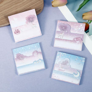 กระดาษโน้ตแบบมีกาวในตัวน่ารักแผ่นจดบันทึกพร้อมโลโก้ออกแบบได้ตามต้องการดีไซน์เฉพาะ - Product Image 1