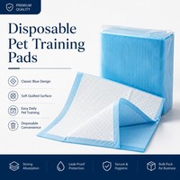 Tapis d'entraînement pour animaux de compagnie en vrac, bleus, matelassés, super absorbants, à séchage rapide, pour la maison, la cage et les voyages